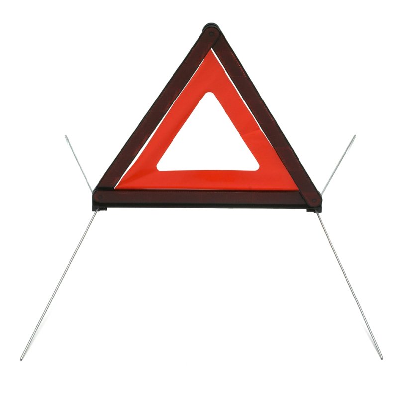 LEINA-WERKE Euro Spider safety triangle, folding, red plastic case, 435×45×29 mm